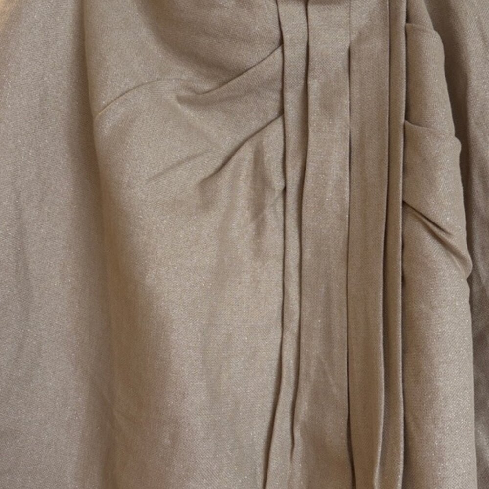 Express Super High Waisted Linen Midi Skirt - Picture 6 of 7
